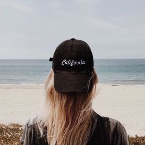Brandy Melville/John Galt “California” Denim Baseball Cap